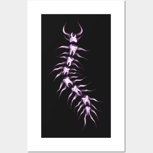 Toothy Centipede Posters and Art